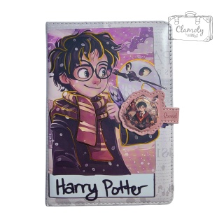 Zeszyt Planner Notes A5 Harry Potter Biały Twarda Okładka Kolorowe Kartki