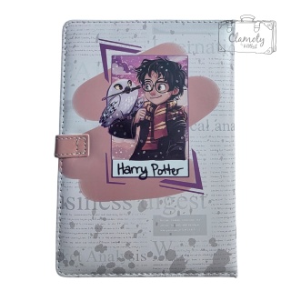 Zeszyt Planner Notes A5 Harry Potter Biały Twarda Okładka Kolorowe Kartki