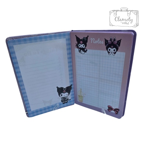 Zeszyt Planner Notes A5 Kuromi Trójząb Fioletowy Twarda Okładka