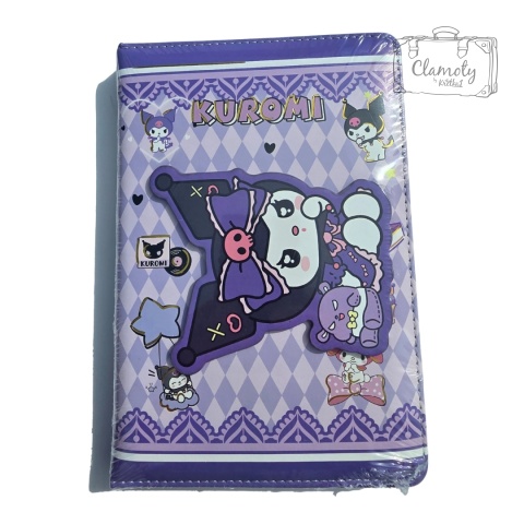 Zeszyt Planner Notes A5 Kuromi W Romby Fioletowy Twarda Okładka