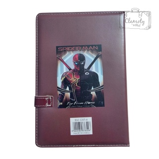 Zeszyt Planner Notes A5 Spiderman Czarny Twarda Okładka Kolorowe Kartki
