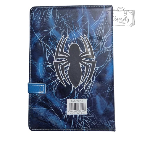 Zeszyt Planner Notes A5 Spiderman Pająk Twarda Okładka Kolorowe Kartki