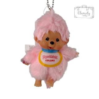 Brelok Breloczek Zawieszka Maskotka Małpka Monchhichi Jasno Różowe Futerko