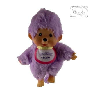 Brelok Breloczek Zawieszka Maskotka Małpka Monchhichi Fioletowe Futerko