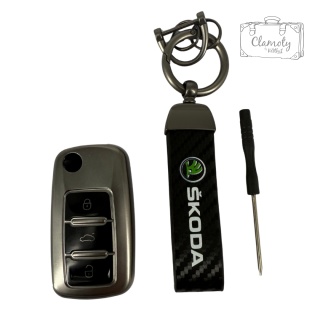 Etui Case Obudowa Brelok Do Kluczy Samochodowych Skoda