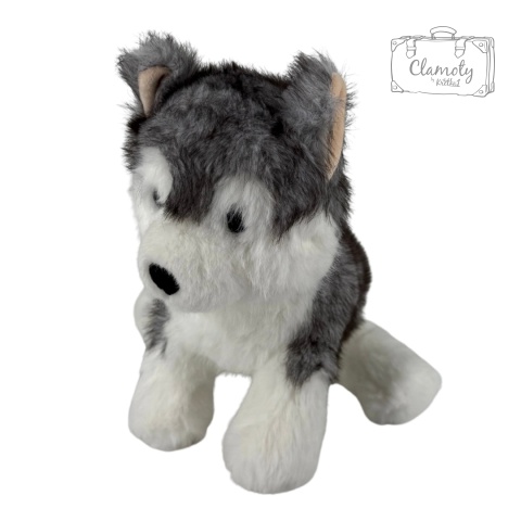 Maskotka Pluszowa Pluszak Zabawka Pies Piesek Husky 30cm