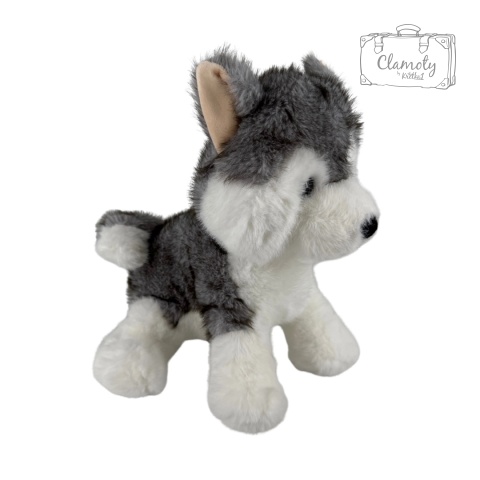 Maskotka Pluszowa Pluszak Zabawka Pies Piesek Husky 30cm