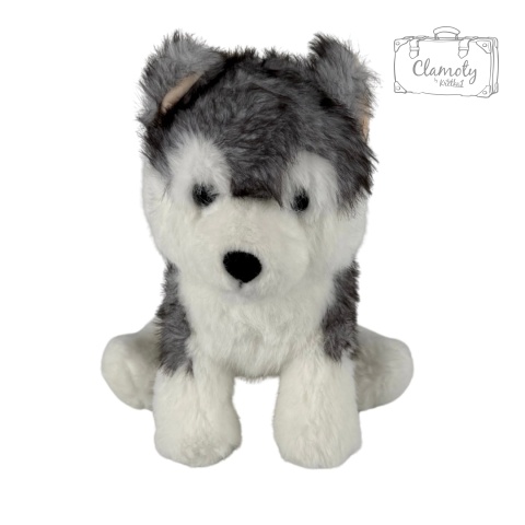 Maskotka Pluszowa Pluszak Zabawka Pies Piesek Husky 30cm
