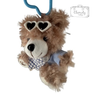 Brelok Breloczek Do Kluczy Zawieszka Misio W Koszuli Zawieszka Serduszko