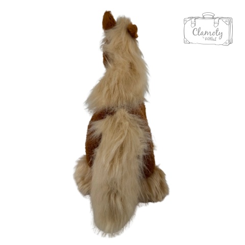 Maskotka Pluszowa Pluszak Zabawka Brązowy Koń Konik Włochaty Z Grzywką 30Cm