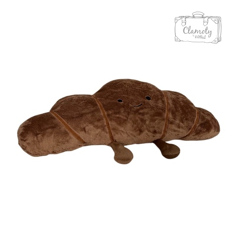 Maskotka Pluszowa Pluszak Zabawka Rogal Rogalik Croissant Czekoladowy 54Cm