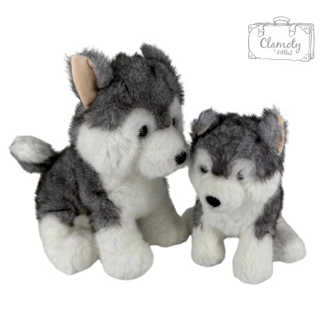 Maskotka Pluszowa Pluszak Zabawka Pies Piesek Husky 20cm