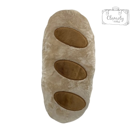 Maskotka Pluszowa Pluszak Zabawka Bochenek Chleb Chlebek 50x25 Cm