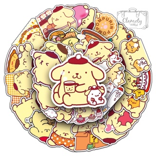 Zestaw Naklejek Wlepki StickerBomb DIY Sanrio Pompompurin Hello Kitty N625