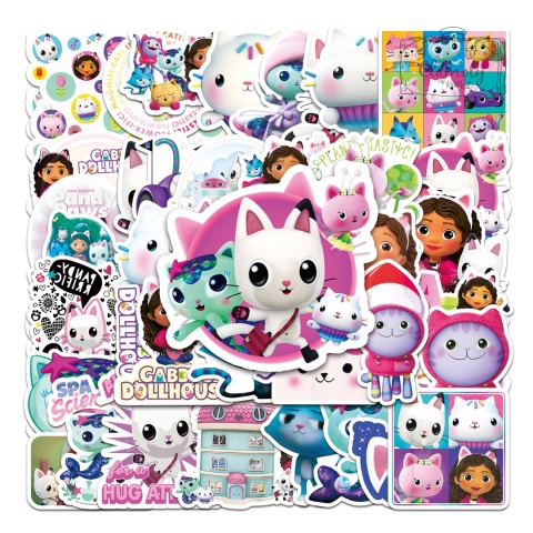 Zestaw Naklejek Wlepki StickerBomb Gang Swojaków Koci Domek Gabi N627