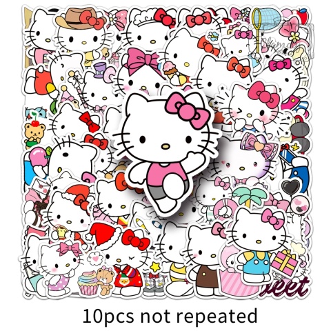 Zestaw Naklejek Wlepki StickerBomb Hello kitty Anime Sunrio Onegai N629