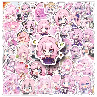 Zestaw Naklejek Wlepki StickerBomb Honkai Star Rail Stickers Anime N630