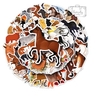 Zestaw Naklejek Wlepki StickerBomb Konie Horse Mustang Stadnina N638