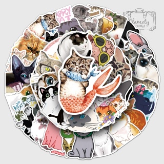 Zestaw Naklejek Wlepki StickerBomb Koty Cats Kotki Kicie Kot 4 N642/516