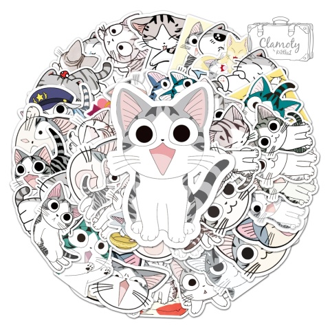 Zestaw Naklejek Wlepki StickerBomb Koty Cats Kotki Kicie Kot 2 N640/513