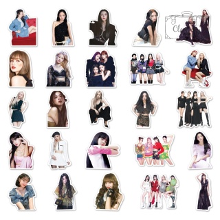 Zestaw Naklejek Wlepki StickerBomb Black Pink Kpop Artist Korean N615/356