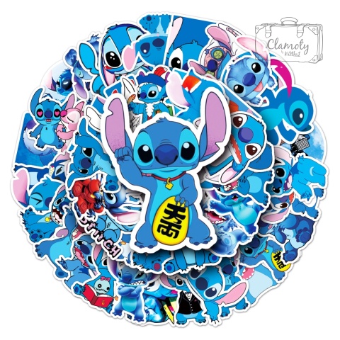 Zestaw Naklejek Wlepki StickerBomb Stitch Bajka Lilo & Stitch N327