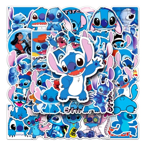 Zestaw Naklejek Wlepki StickerBomb Stitch Bajka Lilo & Stitch N327