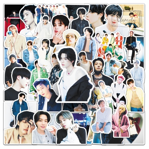 Zestaw Naklejek Wlepki StickerBomb Bts Friends Kpop Koreańska Muzyka N617