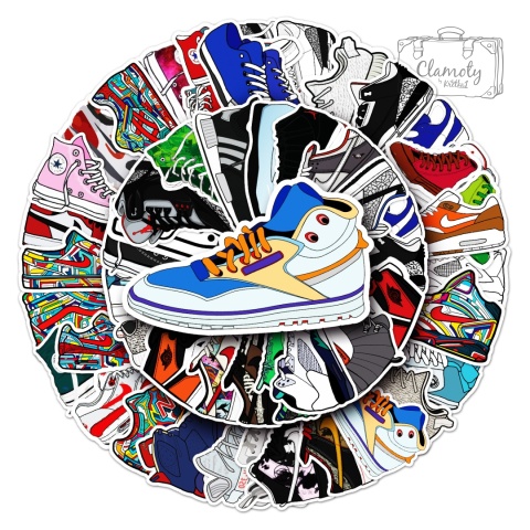 Zestaw Naklejek Wlepki StickerBomb Buty Nike Jordan New Balance N620