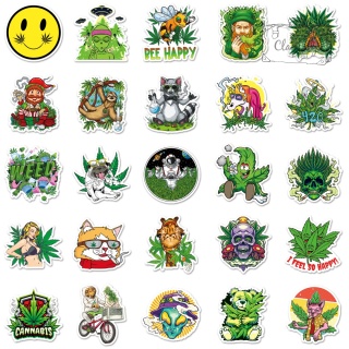 Zestaw Naklejek Wlepki StickerBomb Marihuana Cannabis Ganja Stuff N651