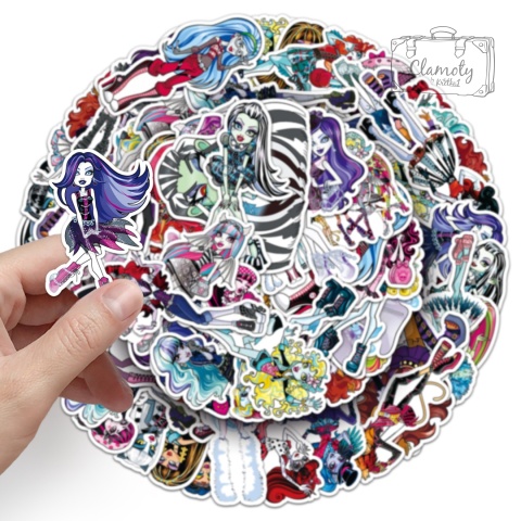 Zestaw Naklejek Wlepki StickerBomb Monster High N654