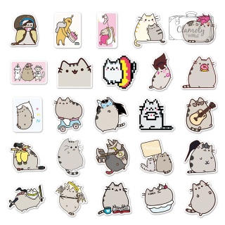 Zestaw Naklejek Wlepki StickerBomb Pusheen Koty Cats Kawaii Anime N661