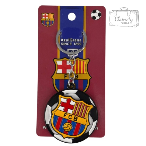 Brelok Breloczek Do Kluczy Plecaka Piłkarski FC Barcelona Club Spiner