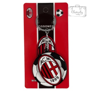 Brelok Breloczek Do Kluczy Plecaka Piłkarski AC Milan Club Spiner