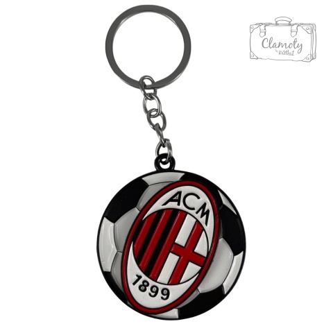 Brelok Breloczek Do Kluczy Plecaka Piłkarski AC Milan Club Spiner