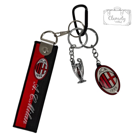 Brelok Breloczek Do Kluczy Plecaka Piłkarski A.C. Milan Football Club