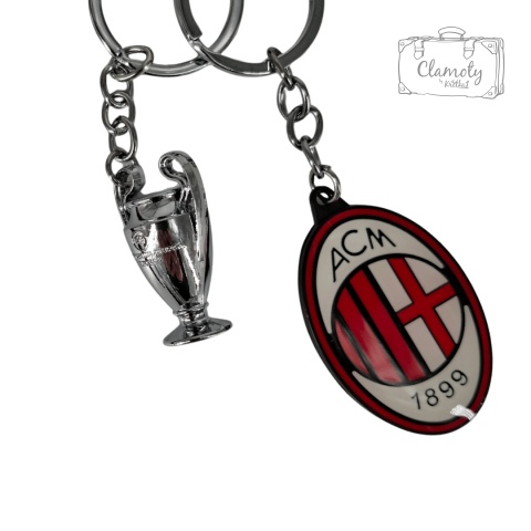 Brelok Breloczek Do Kluczy Plecaka Piłkarski A.C. Milan Football Club
