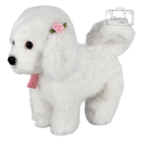 Maskotka Pluszowa Pluszak Zabawka Uroczy Mięciutki Piesek Beagle 33cm
