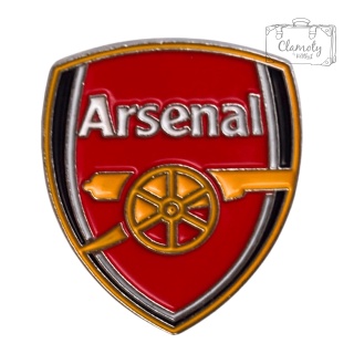 Metalowa Przypinka Piłka Nożna Polska Football Arsenal Club Pin