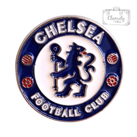 Metalowa Przypinka Piłka Nożna Polska Football Chelsea Club Pin