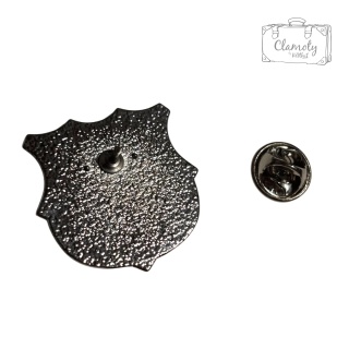 Metalowa Przypinka Piłka Nożna Polska Football FC Barcelona Club Pin