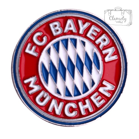 Metalowa Przypinka Piłka Nożna Polska Football FC Bayern Club Pin