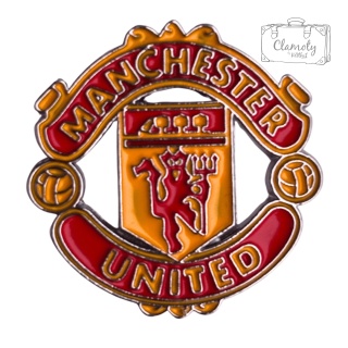 Metalowa Przypinka Piłka Nożna Polska Football Manchester United Pin