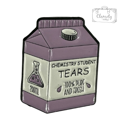 Metalowa Przypinka Chemistry Student Tears 100% Pure Pin