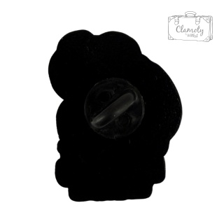 Metalowa Przypinka Dont Worry Be Hoppy Żaba Żabka Frog Pin