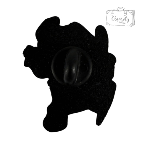 Metalowa Przypinka Stitch Przebrany Za Laleczke Chucky Horror Pin