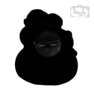 Metalowa Przypinka Gęś Leżąca Na Kapibarze A Goose On A Capybara Pin