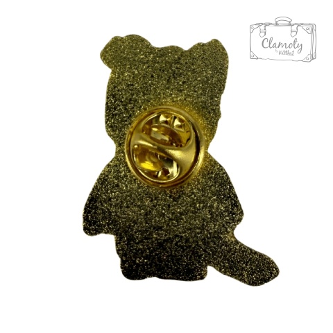 Metalowa Przypinka Urocza Laleczka Monchhichi Pin
