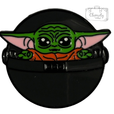 Metalowa Przypinka Groogu W Kołysce Star Wars Baby Yoda Pin