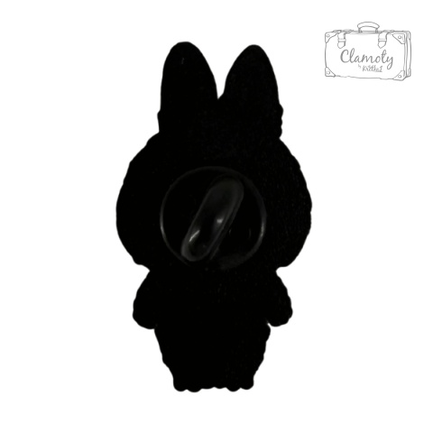 Metalowa Przypinka Potworek Monster Laleczka Labubu Pin